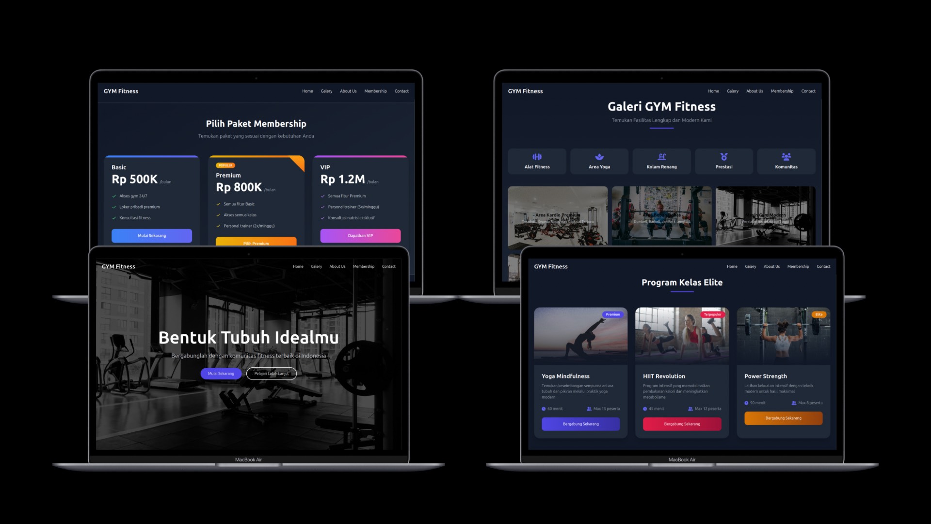 Gym Web Promotion