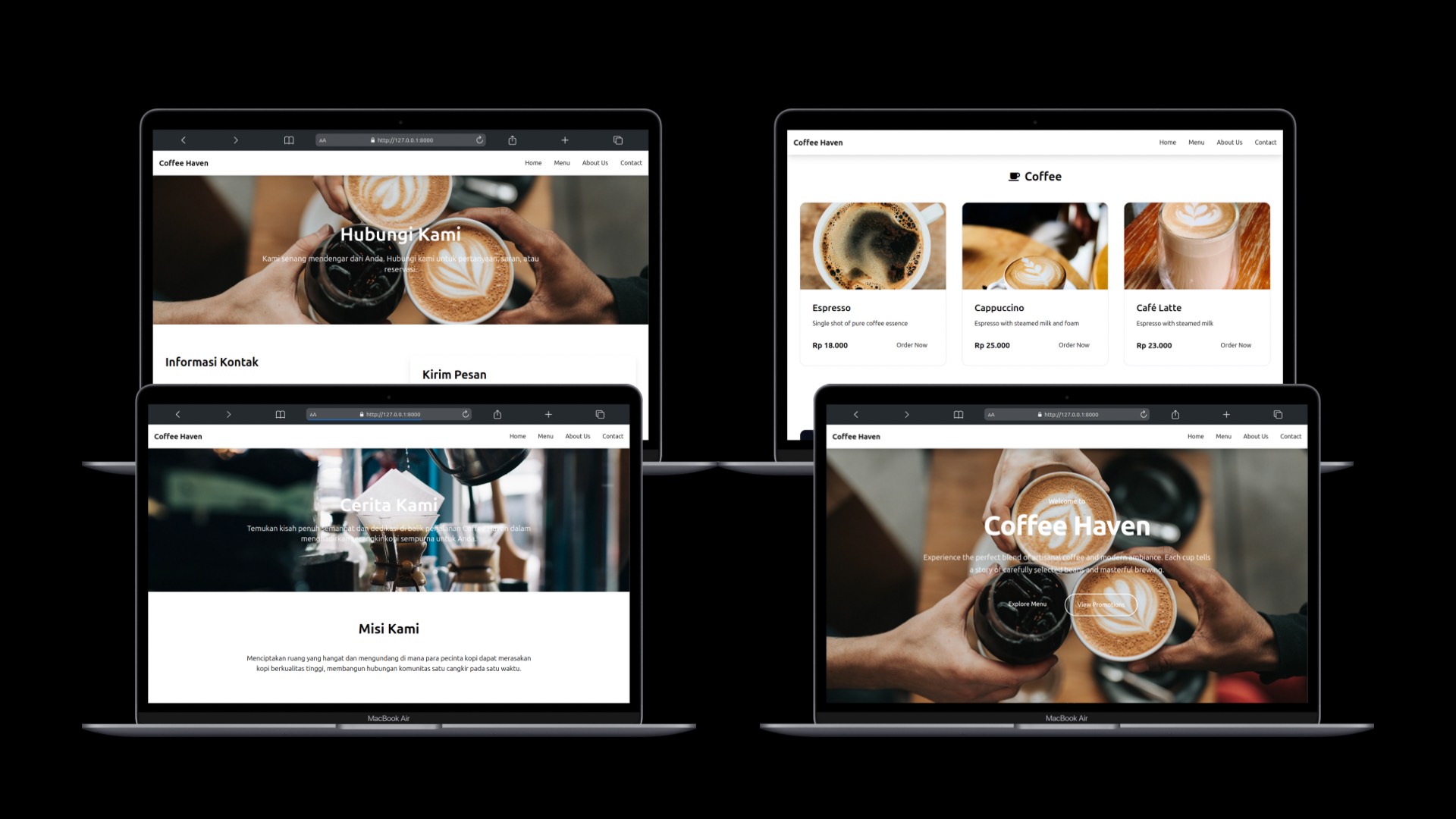 CoffeShop Web Promotion